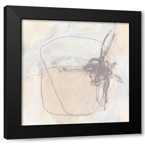 Periphery II Black Modern Wood Framed Art Print by Vess, June Erica