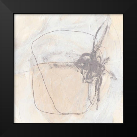 Periphery II Black Modern Wood Framed Art Print by Vess, June Erica