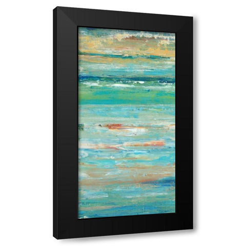 Riptide I Black Modern Wood Framed Art Print with Double Matting by OToole, Tim