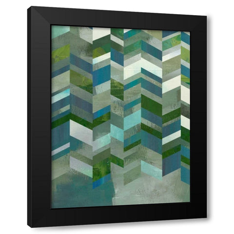 Ocean Elements II Black Modern Wood Framed Art Print by Zarris, Chariklia
