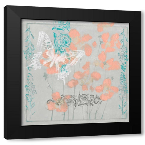 Gray Garden I Black Modern Wood Framed Art Print by Goldberger, Jennifer