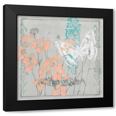 Gray Garden II Black Modern Wood Framed Art Print with Double Matting by Goldberger, Jennifer