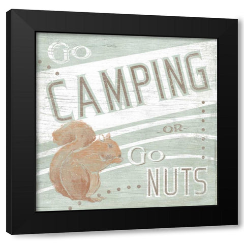 Lodge Life II Black Modern Wood Framed Art Print with Double Matting by Vess, June Erica