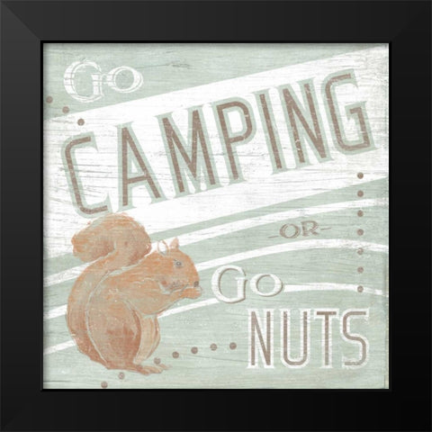 Lodge Life II Black Modern Wood Framed Art Print by Vess, June Erica