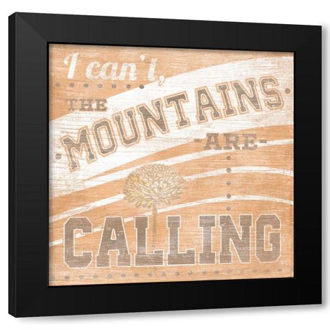 Lodge Life IV Black Modern Wood Framed Art Print with Double Matting by Vess, June Erica