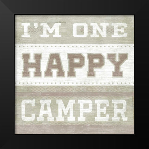 Lodge Life VI Black Modern Wood Framed Art Print by Vess, June Erica