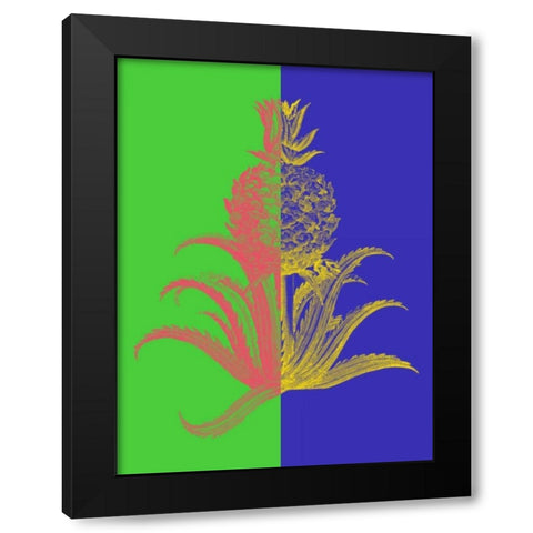 Pineapple Mix I Black Modern Wood Framed Art Print with Double Matting by Fagalde, Jarman