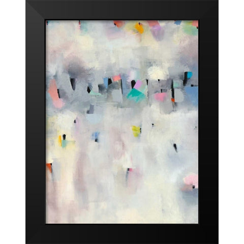 Procession I Black Modern Wood Framed Art Print by Galapon, Nikki