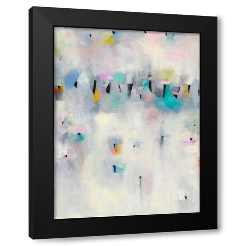 Procession II Black Modern Wood Framed Art Print by Galapon, Nikki