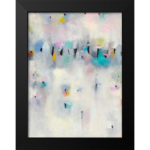 Procession II Black Modern Wood Framed Art Print by Galapon, Nikki