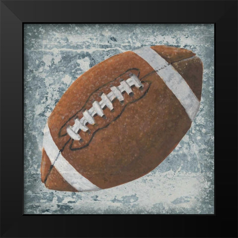 Grunge Sporting II Black Modern Wood Framed Art Print by Studio W