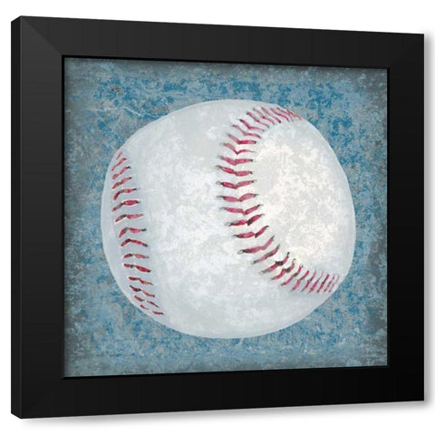 Grunge Sporting III Black Modern Wood Framed Art Print with Double Matting by Studio W