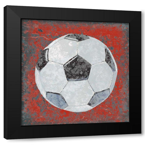 Grunge Sporting IV Black Modern Wood Framed Art Print with Double Matting by Studio W