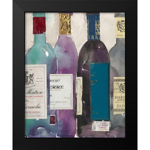 Custom Dinner Party II (ASH) Black Modern Wood Framed Art Print by Dixon, Samuel