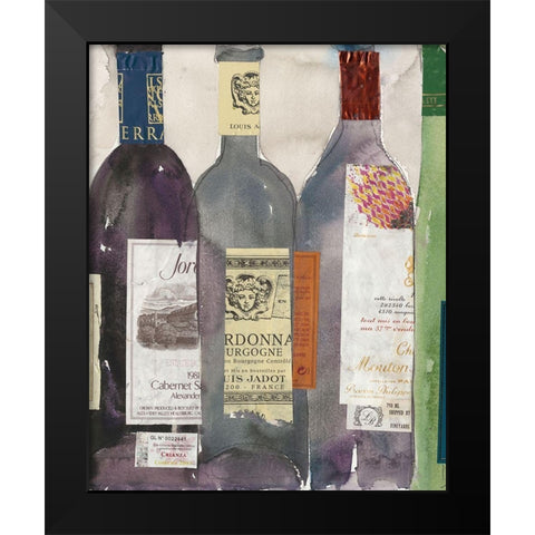 Custom Dinner Party III (ASH) Black Modern Wood Framed Art Print by Dixon, Samuel