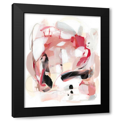 Soft Speak  I Black Modern Wood Framed Art Print with Double Matting by Long, Christina