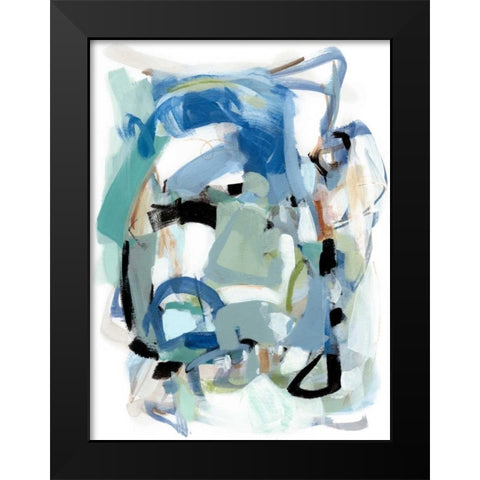 Fall IV Black Modern Wood Framed Art Print by Long, Christina