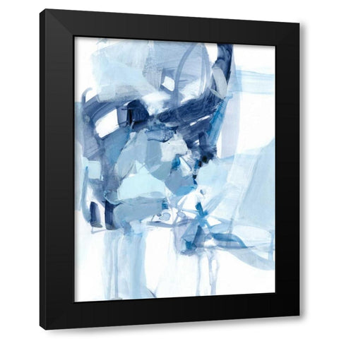 Saturday Night II Black Modern Wood Framed Art Print with Double Matting by Long, Christina