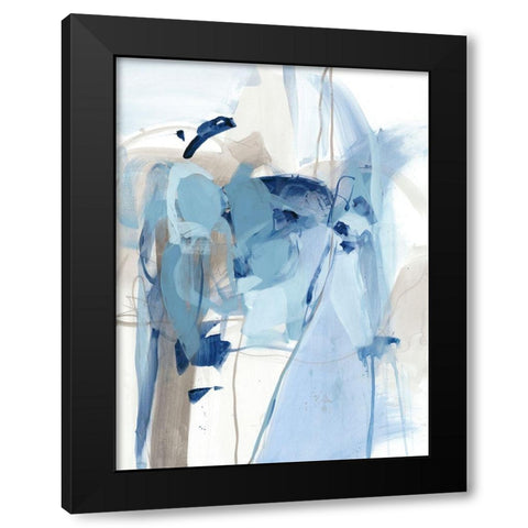 Friday Night I Black Modern Wood Framed Art Print with Double Matting by Long, Christina
