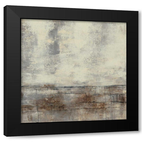 Neutral Plane II Black Modern Wood Framed Art Print by Goldberger, Jennifer