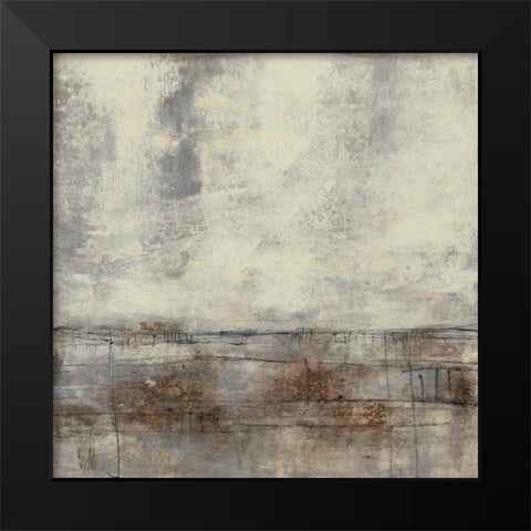 Neutral Plane II Black Modern Wood Framed Art Print by Goldberger, Jennifer