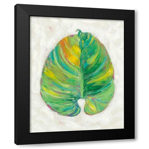 Vacation Palms II Black Modern Wood Framed Art Print with Double Matting by Zarris, Chariklia