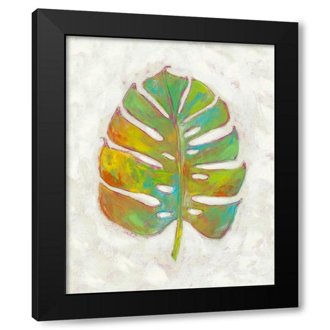 Vacation Palms III Black Modern Wood Framed Art Print with Double Matting by Zarris, Chariklia