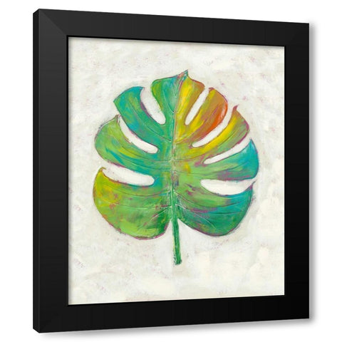 Vacation Palms IV Black Modern Wood Framed Art Print with Double Matting by Zarris, Chariklia