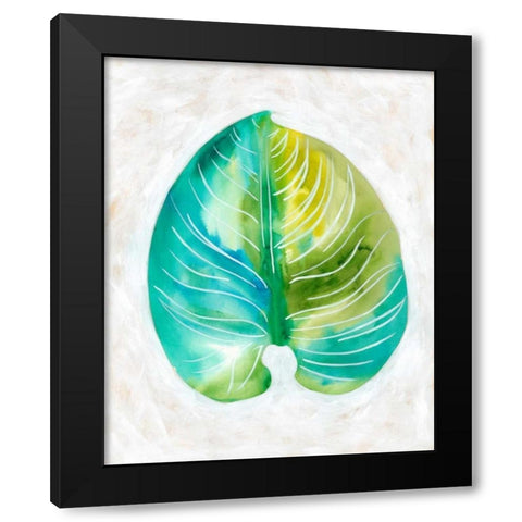 Ocean Side Palms  I Black Modern Wood Framed Art Print with Double Matting by Zarris, Chariklia