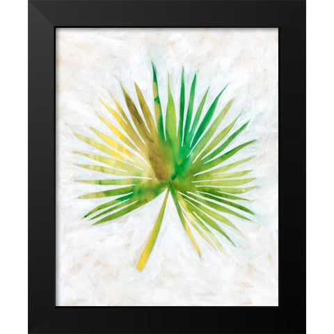 Ocean Side Palms  II Black Modern Wood Framed Art Print by Zarris, Chariklia