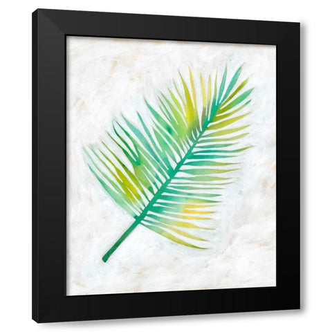 Ocean Side Palms  IV Black Modern Wood Framed Art Print with Double Matting by Zarris, Chariklia