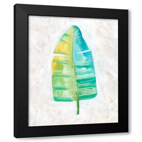 Ocean Side Palms  V Black Modern Wood Framed Art Print with Double Matting by Zarris, Chariklia