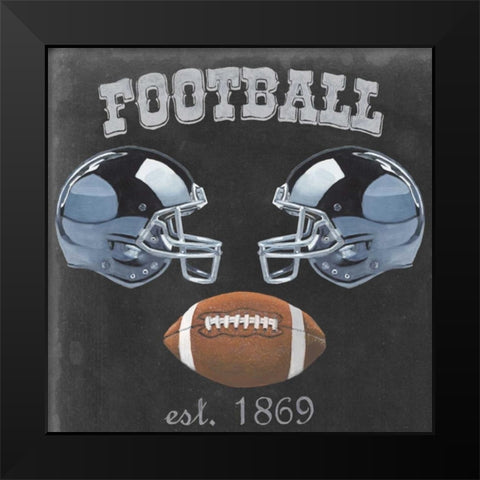 Sporting History II Black Modern Wood Framed Art Print by McCavitt, Naomi