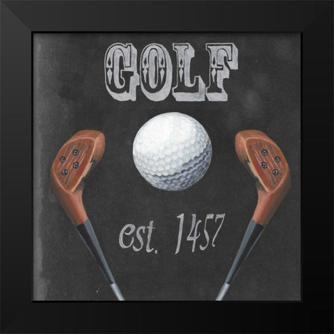 Sporting History III Black Modern Wood Framed Art Print by McCavitt, Naomi