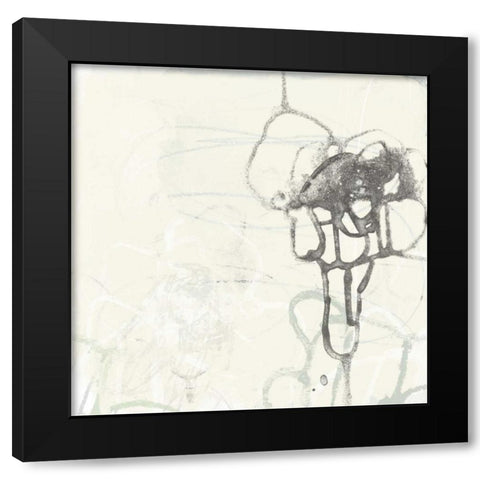 Marginal Boundary I Black Modern Wood Framed Art Print by Vess, June Erica