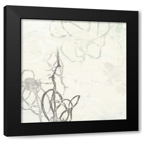 Marginal Boundary II Black Modern Wood Framed Art Print with Double Matting by Vess, June Erica