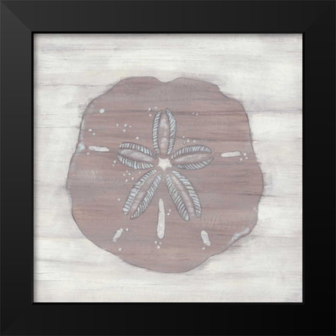 Driftwood Silhouette IV Black Modern Wood Framed Art Print by Vess, June Erica