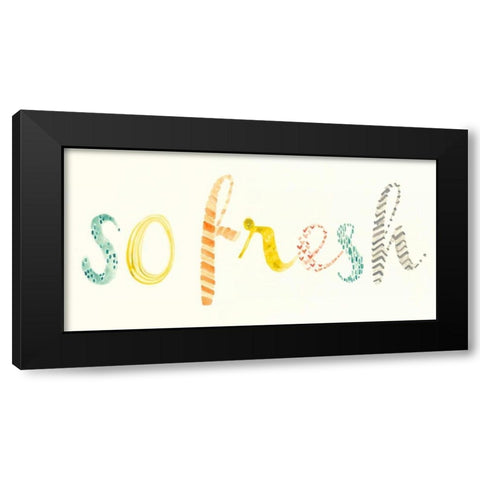 Fresh and Clean I Black Modern Wood Framed Art Print with Double Matting by Vess, June Erica