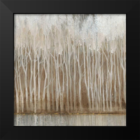 Whispering Trees II Black Modern Wood Framed Art Print by OToole, Tim