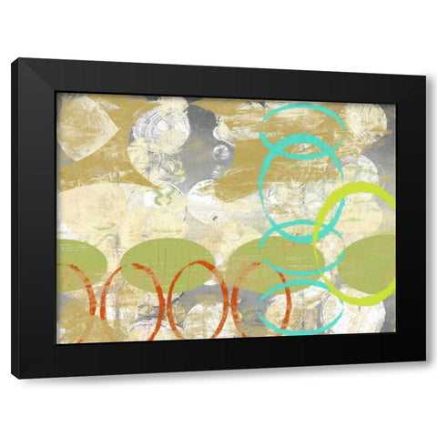 Oculus Orbs I Black Modern Wood Framed Art Print by Goldberger, Jennifer