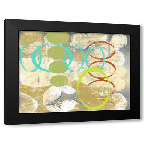 Oculus Orbs II Black Modern Wood Framed Art Print by Goldberger, Jennifer