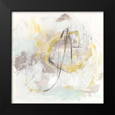 Stone Simile I Black Modern Wood Framed Art Print by Vess, June Erica