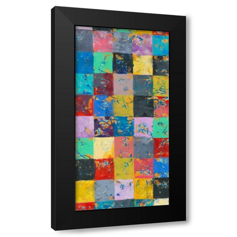 Lucky Seven I Black Modern Wood Framed Art Print with Double Matting by Galapon, Nikki