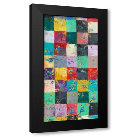 Lucky Seven II Black Modern Wood Framed Art Print by Galapon, Nikki