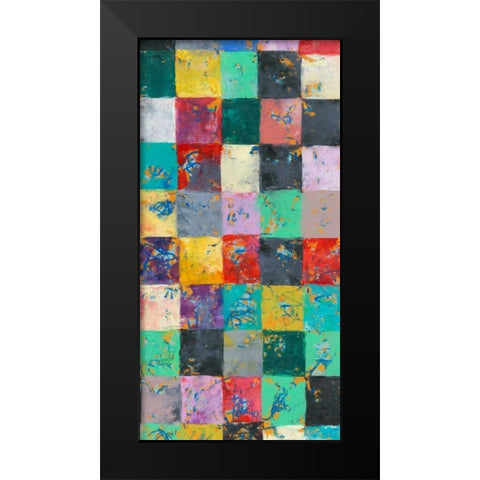 Lucky Seven II Black Modern Wood Framed Art Print by Galapon, Nikki
