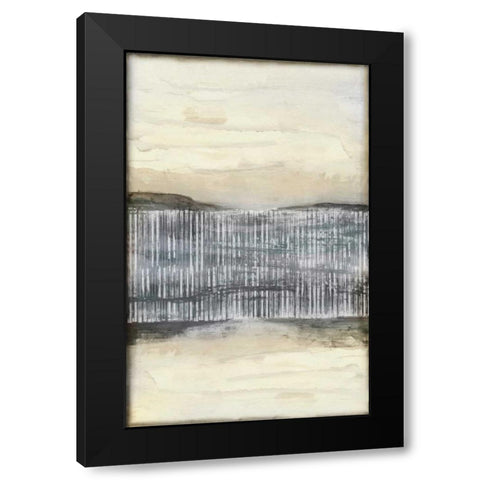 Divided Horizon II Black Modern Wood Framed Art Print by Goldberger, Jennifer