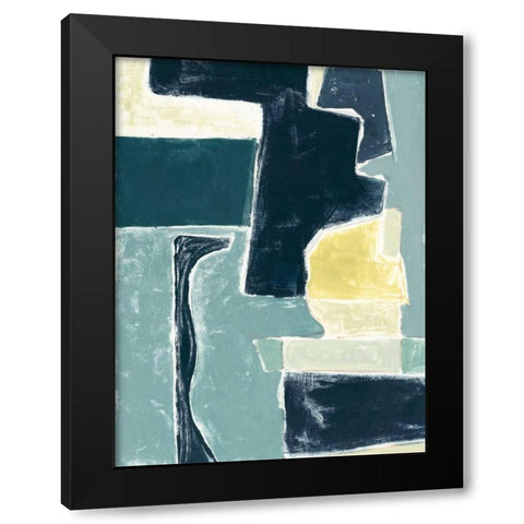 Blue Note IV Black Modern Wood Framed Art Print by Delamater, Rob
