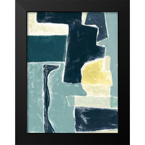 Blue Note IV Black Modern Wood Framed Art Print by Delamater, Rob