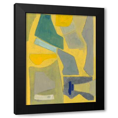 Equinox Black Modern Wood Framed Art Print with Double Matting by Delamater, Rob