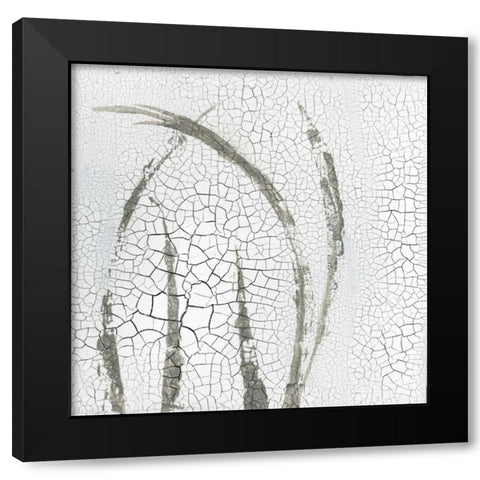 Minimalism III Black Modern Wood Framed Art Print with Double Matting by Ray, Elena